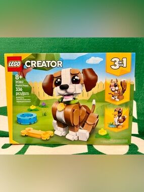 LEGO Creator 3 In 1 Playful Puppy 31382 Building Set 336pcs Dog Squirrel Duck